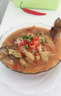 Make Sour spicy fish soup step 9