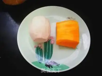 Make Potato pumpkin corn congee step 0