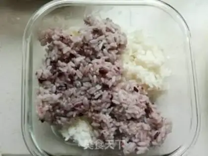 Make Potato sausage fried rice step 2