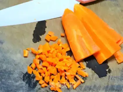 Make Cod carrots for eggs step 1