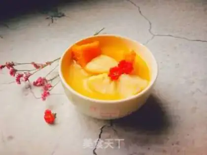 Make Potato pumpkin corn congee step 8
