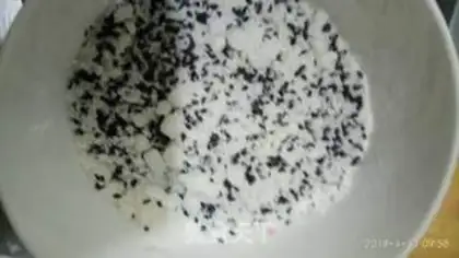 Make Black Sesame Bread step 8
