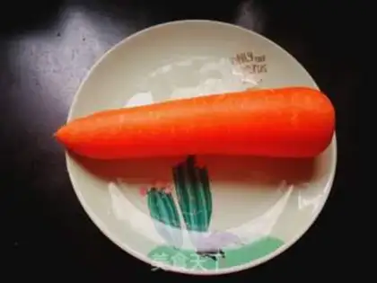 Make Blow up carrot balls step 0