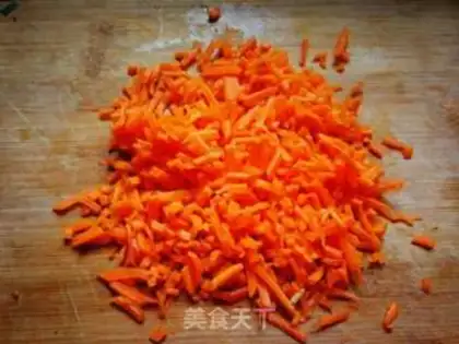 Make Blow up carrot balls step 2