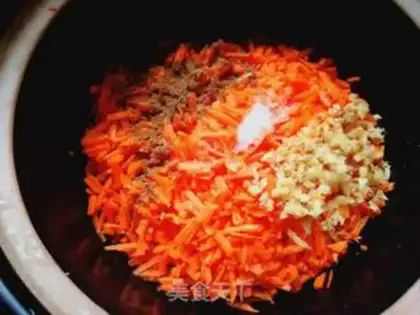 Make Blow up carrot balls step 3