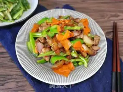 Make Spicy pepper pork step 7