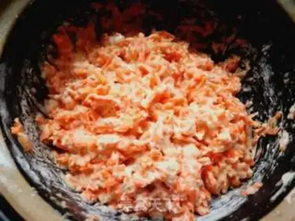 Make Blow up carrot balls step 5