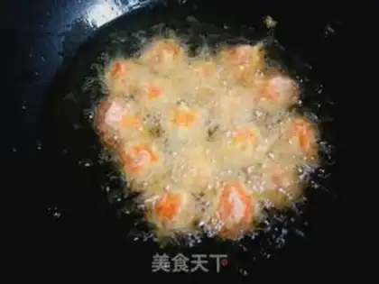 Make Blow up carrot balls step 8