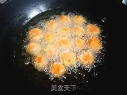Make Blow up carrot balls step 9