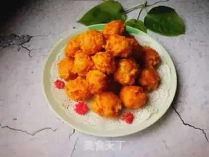 Make Blow up carrot balls step 11