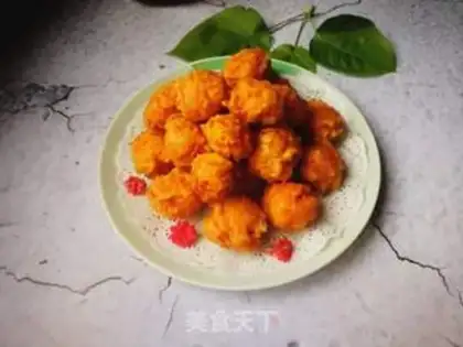 Make Blow up carrot balls step 12