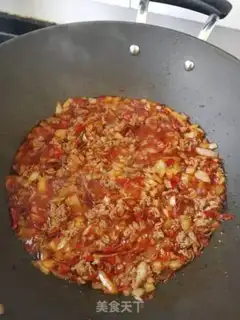 Make Spicy mushroom beef sauce step 6