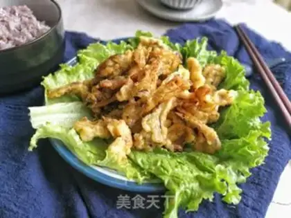 Make Soft-fried mushrooms step 12