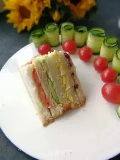 Make Rainbow sandwich step 7