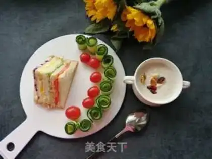 Make Rainbow sandwich step 8