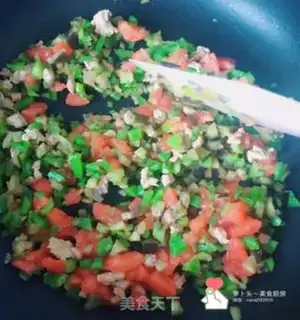 Make Double-cheese noodles step 5