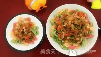 Make Double-cheese noodles step 9