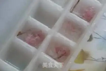 Make Sakura, honey, fragrance juice step 4