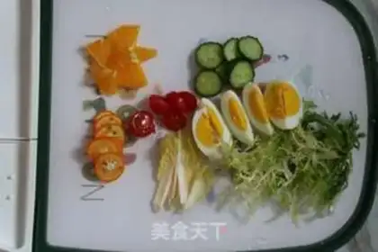 Make Egg shrimp salad step 4