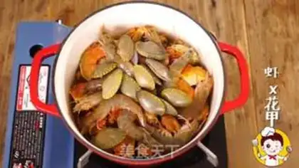 Make Seafood chicken crabs step 9