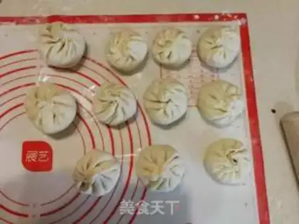 Make Tofu fan pork bun step 22