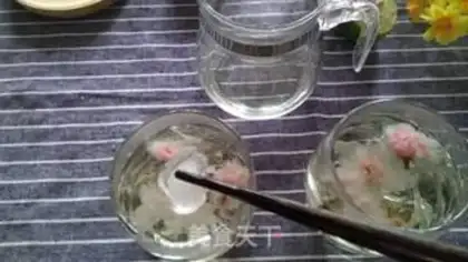 Make Lemon mint cherry tea step 4