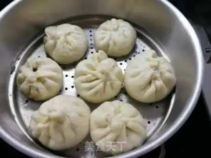 Make Tofu fan pork bun step 24