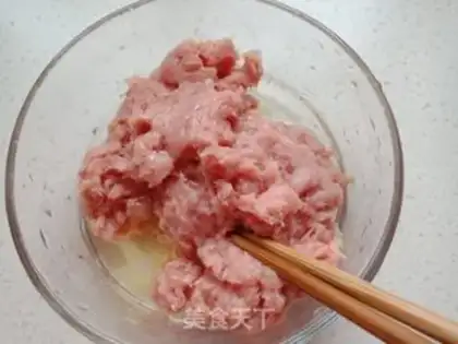 Make Cod pork balls step 3
