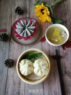 Make Tofu fan pork bun step 27