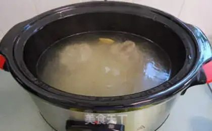 Make Sea-belt melon rice soup step 3