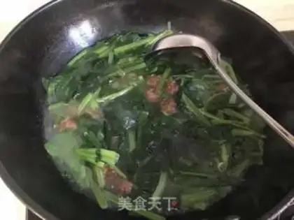 Make Spinach meatball soup step 3