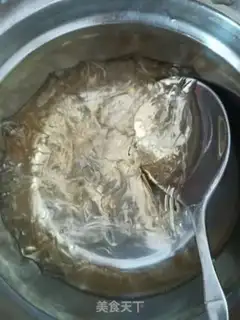 Make Milk mango pudding step 1