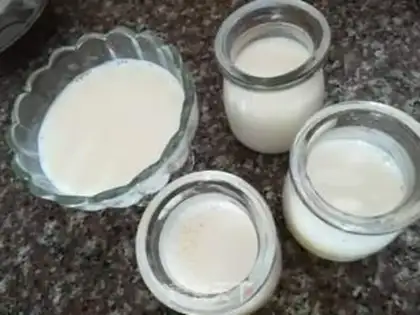 Make Milk mango pudding step 3