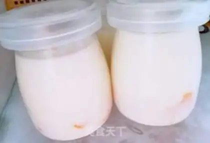 Make Milk mango pudding step 6