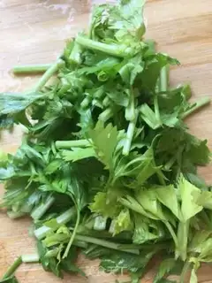 Make Celery with liver step 1