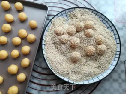 Make Sesame buns step 10