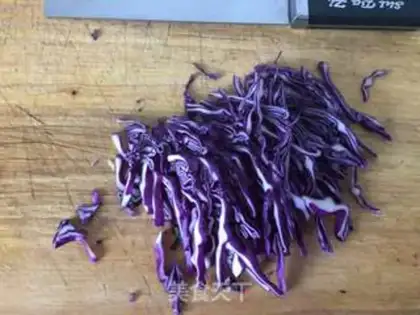 Make A purple egg egg salad step 0