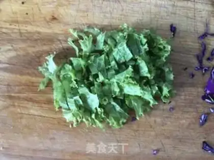 Make A purple egg egg salad step 1