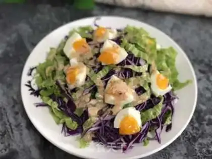 Make A purple egg egg salad step 4