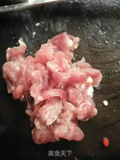 Make Peas, fried meat step 1