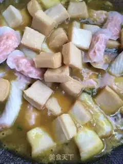 Make Curry fishballs step 8