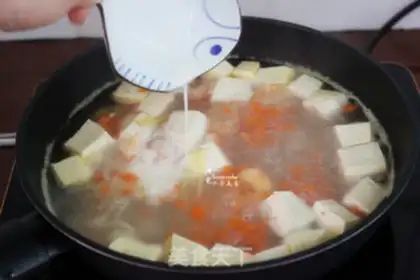 Make Shrimp tofu soup step 6