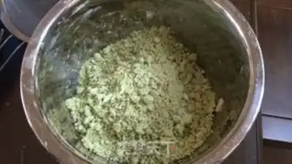 Make Stained with jade muffins step 1