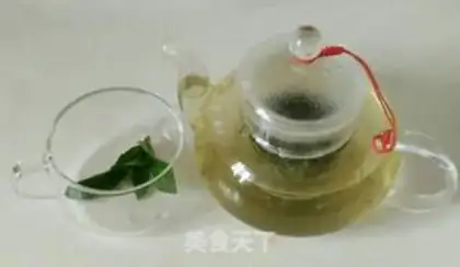 Make Mint green tea step 2