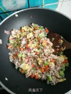 Make Five-colored rice step 3