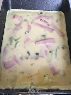 Make Ham onion omelet step 6