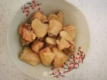 Make The chicken wings burn the beans step 3