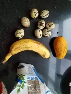 Make Mango banana egg salad step 0
