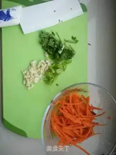 Make Carrot with chicken chest step 1