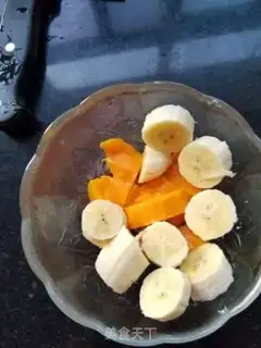 Make Mango banana egg salad step 2